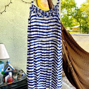 Loft striped sundress